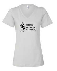 WOCIS - Official Logo - Women's V-Neck