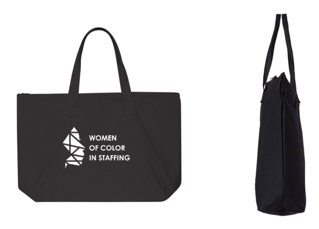 WOCIS - Official Logo - Large Zipper Tote