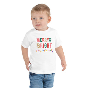 "Merry & Bright" Toddler T-Shirt